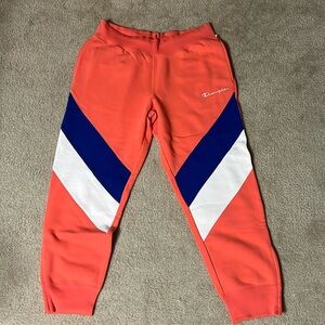 Men’s orange champion joggers XL
